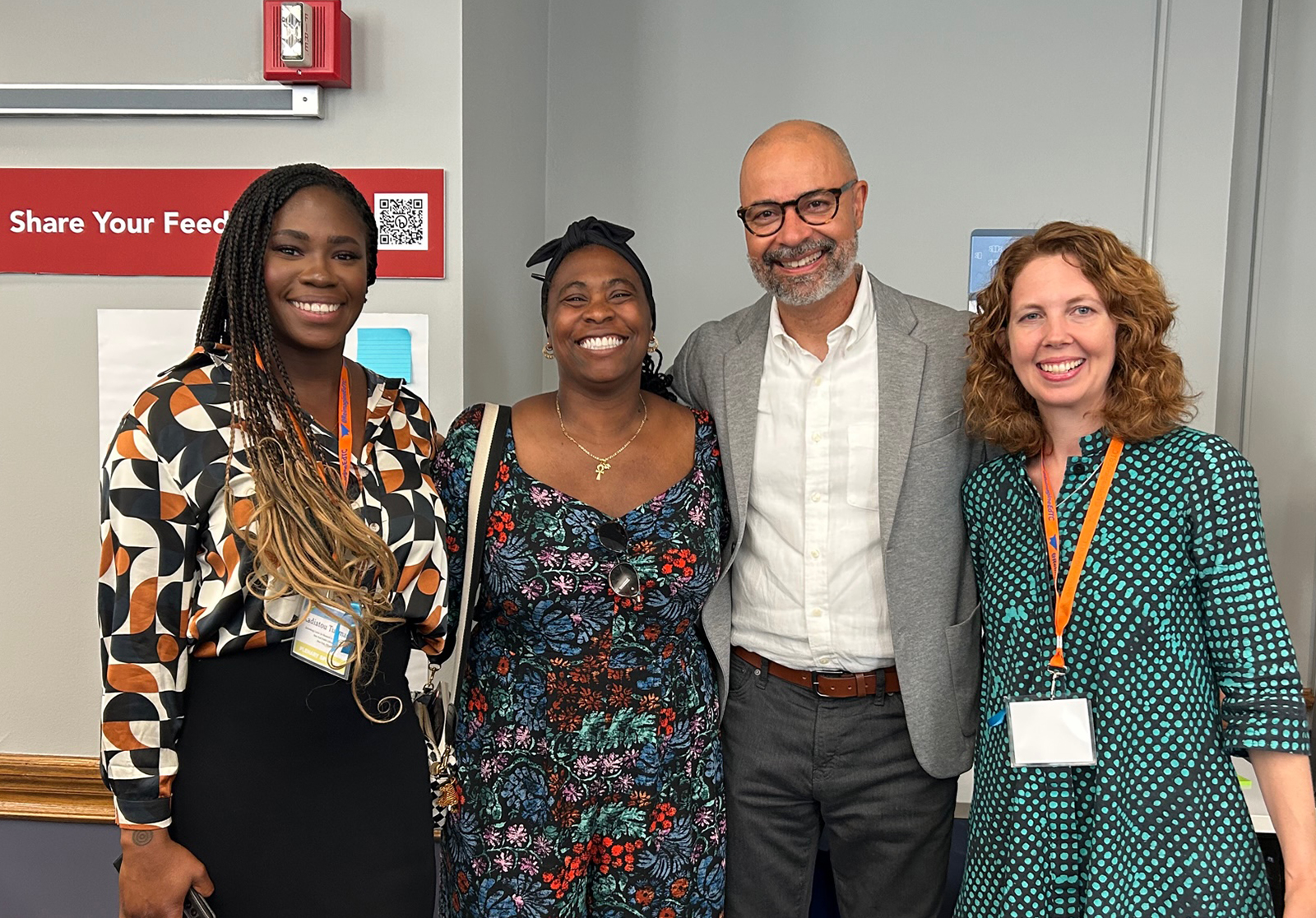 Project contributors at the Reimagining Education Summer Institute (RESI), 2023